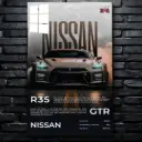 Nissan GT R35 - (Large size)
