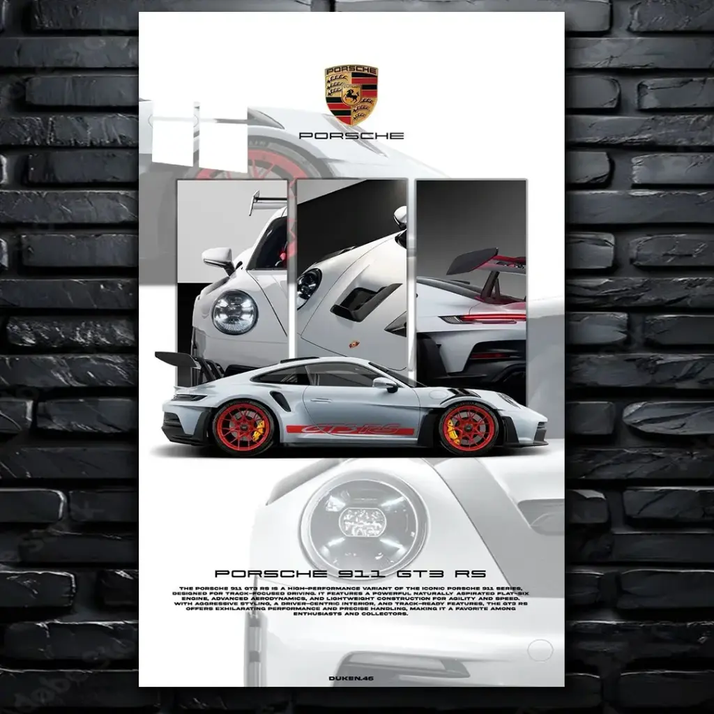 Porsche 911 GT3 RS - (Small size)