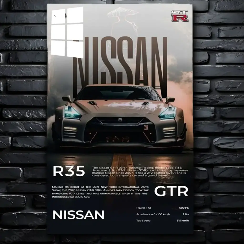 Nissan GT R35 - (Small size)