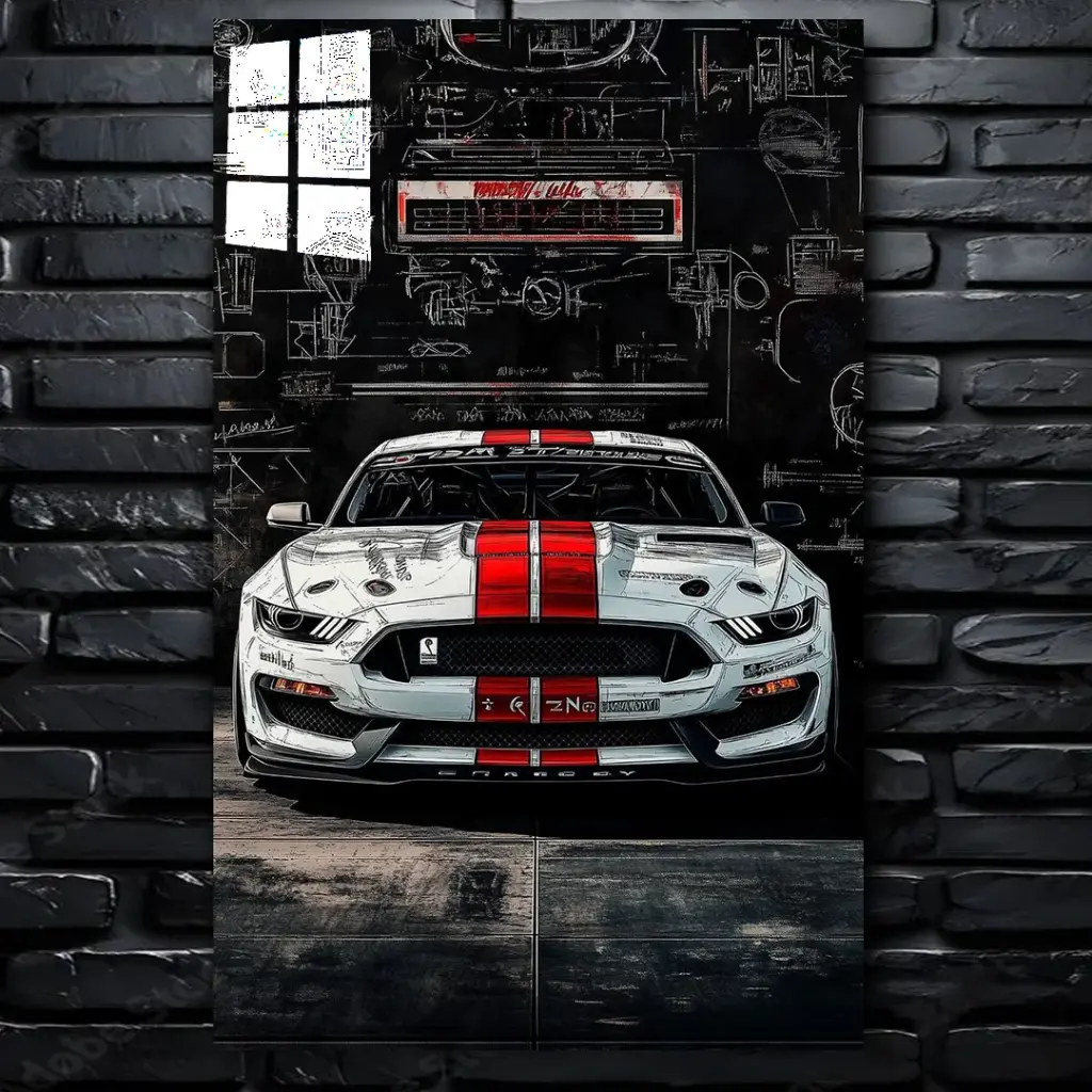 Redline Mustang - (Small size)