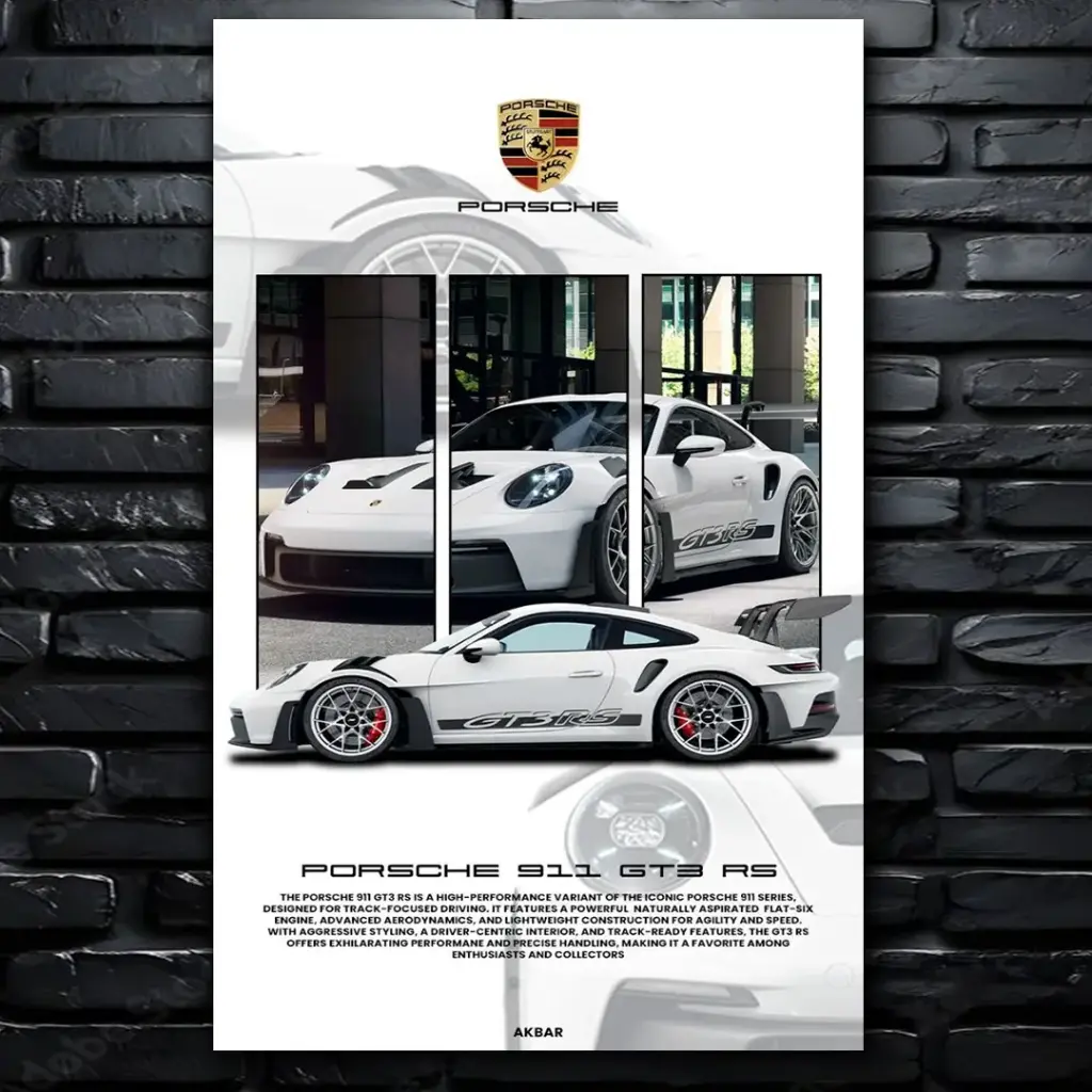 Porsche 911 GT3 RS - (Large size)